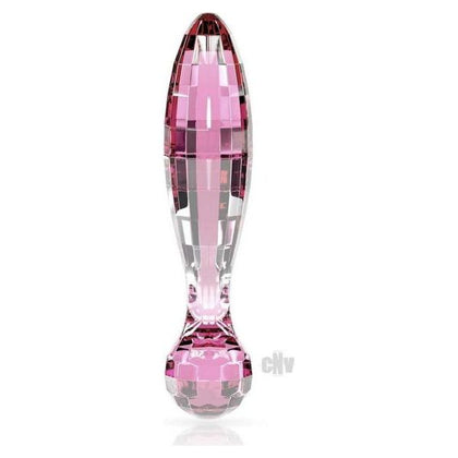 Jimmyjane Dillenia Vetro Glass Wand Pnk: Elegant Handcrafted Borosilicate Glass Dildo - Model 101 - Unisex - Perfect for Sensual Temperature Play - Pink