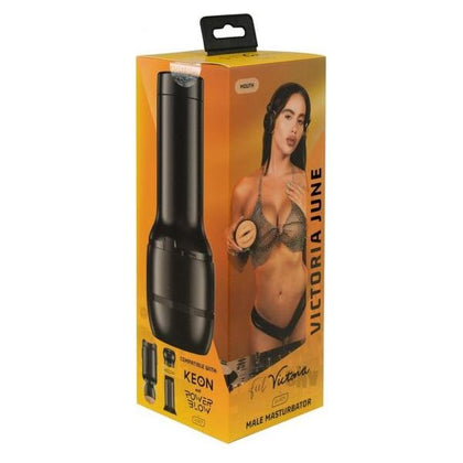 Introducing the Kiiroo FeelVictoria Mouth Stroker - Model VJ-001: The Ultimate Oral Pleasure Experience for Men