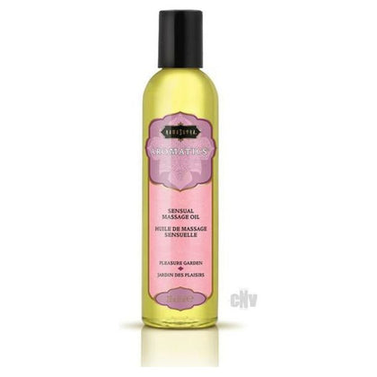 Kama Sutra Aromatics Massage Oil Pleasure Garden 2oz: Luxurious Essential Oil Blend for Sensuous Full Body Massage - Adult Naughty Store