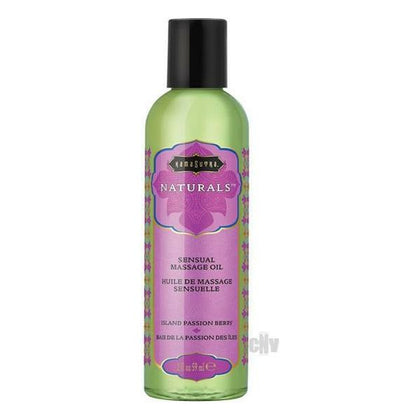 Naturals Massage Oil Island Passion 2oz - Adult Naughty Store