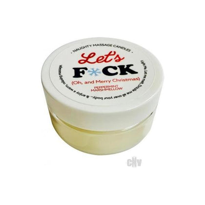 Introducing the Sensual Pleasures Massage Candle - Let's F*ck Edition!