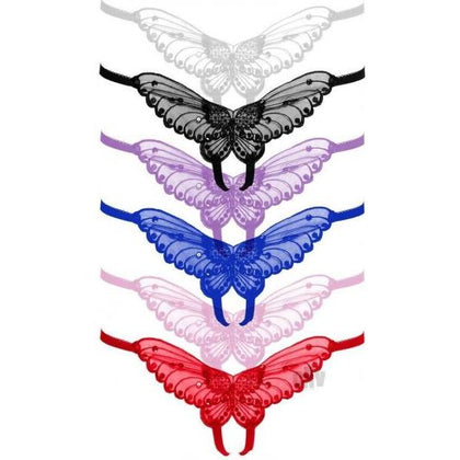 Introducing the Sensual Secrets Butterfly Crotchless Pearl 12pk Plus Size Assorted Lingerie Collection