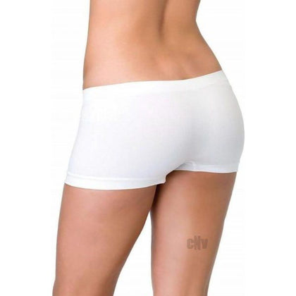 Experience ultimate comfort and style with Annabelle's Seamless Boyshorts in White for Every Body.