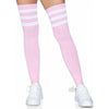 Athlete Thigh Hi 3 Stripe Top - Women's Lingerie - Model OS Lt. Pink - Pleasure Enhancing - One Size - Adult Naughty Store