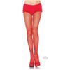 Experience sensuality like never before with SPANDEX FISHNET PANTYHOSE in Red - Perfect for All Genders and Pleasure Play!