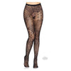 Introducing the Seductress Doll Net Tights O/S Black - The Ultimate Sensual Delight for Women's Intimate Moments! - Adult Naughty Store