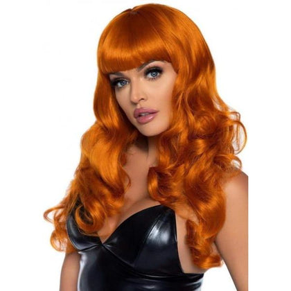Misfit Ginger Long Wavy Bang Wig - Sensational Style for Alluring Looks - Model 24, One Size