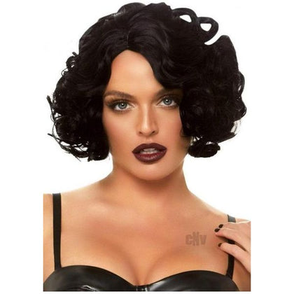 Introducing the Luxe Curly Bob Wig O/S BLACK: The Ultimate Versatile Hair Transformation for All Occasions - Adult Naughty Store