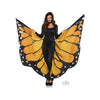 Festival Butterfly Wing Cape Orng-blk - Adult Naughty Store