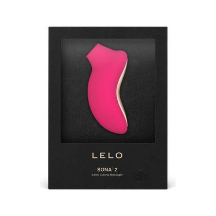 LELO Sona 2 Cerise Sonic Clitoral Stimulator for Women - Enhanced Pleasure with 12 Settings
