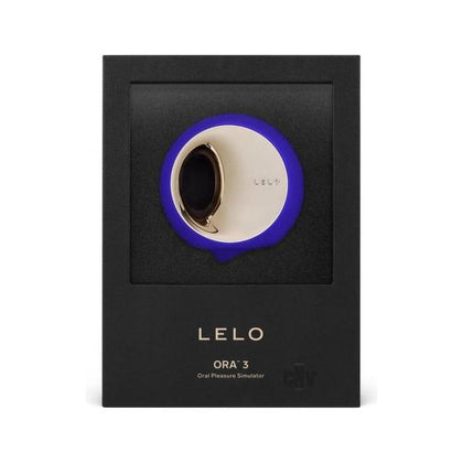 LELO ORA 3 Midnight Blue Luxury Oral Pleasure Stimulator for Women - 12 Stimulation Modes