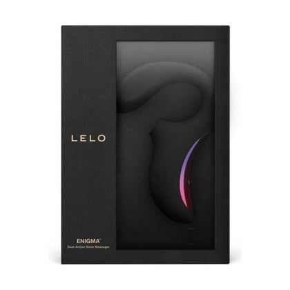 LUXE Pleasure Enigma Black Dual Action Sonic Massager - Model E-500X - For Intense Clitoral and G-Spot Orgasms