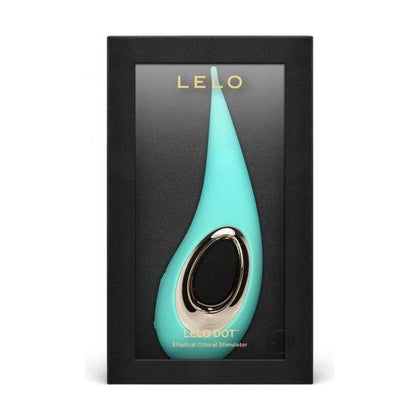 LELO DOT Aqua Clitoral Stimulator - Model X1 - Women's Vibrating Pleasure Toy - Aqua Blue