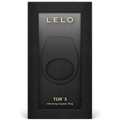 Lelo Tor 3 Black Vibrating Couples' Ring - Intense Pleasure for Him and Her