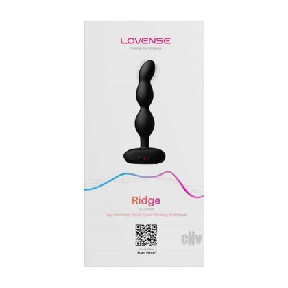 Ridge Black
RidgeTech App-Controlled Vibrating and Rotating Anal Beads - Model RB-9000 - Unisex - Intense Pleasure - Black