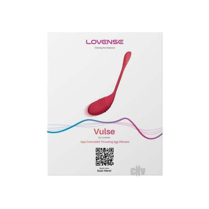 Vulse Red App-Controlled Hands-Free Thrusting Egg Vibrator - Ultimate Pleasure for Women - Model VR-5001