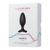 Hush 2 Plug 1.75 - The Ultimate Bluetooth Controlled Anal Pleasure Device for All Genders - Black - Adult Naughty Store