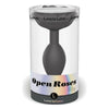 Open Roses Lg Black Onyx - Luxurious Silicone Anal Plug for Intense Pleasure and Sophistication - Adult Naughty Store