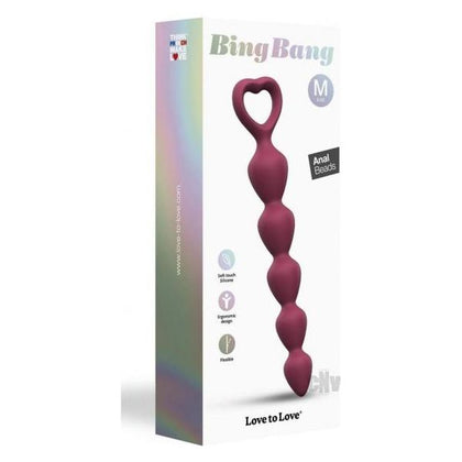 Bing Bang MD Plum Star Anal Chain - Model BBS-AC001 - Unisex Pleasure - Purple