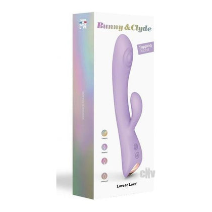 Bunny and Clyde Viva Mauve Dual Stimulation Tapping Vibrator - Model BCV-1001 - For Women - G-Spot and Clitoral Pleasure - Mauve