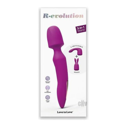 Introducing the Luxurious Orchid R-evolution Sweet Orchid Ergonomic Silicone Wand Massager - Model X1-5679: The Ultimate Pleasure Companion for All Genders, Designed for Clitoral Stimulation  - Adult Naughty Store