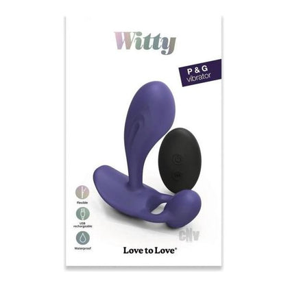 Introducing the Sensual Delights Midnight Indigo Witty Sweet Silicone Switch Toy - Model WD-2001!