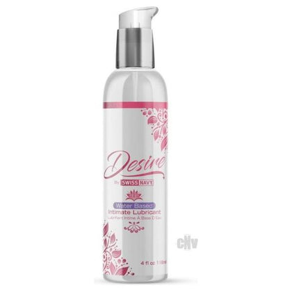 Desire Water Intimate Lube 4oz
Swiss Navy Pleasure Enhancing Water-Based Intimate Lubricant - Model: Desire 4oz - For Enhanced Sensations, Intimacy, and Pleasure - Gender-Neutral for All - Perfect for Intimate Moments of Pleasure - Clear