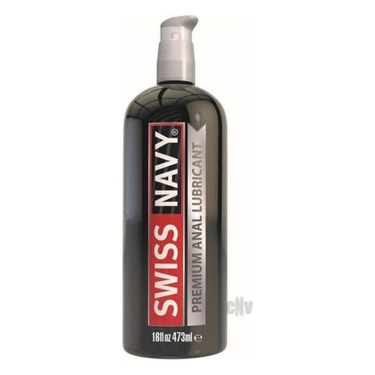 Swiss Navy Premium Anal Lubricant - Long Lasting Silicone Formula for Comfortable Anal Play - 16oz