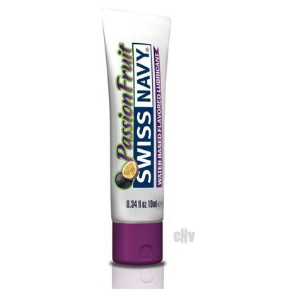 Swiss Navy Passion Fruit Lube 10ml - Intensify Pleasure with a Deliciously Flavored Lubricant