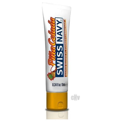 Swiss Navy Pina Colada Flavored Lube 10ml - Sensual Pleasure Lubricant for Intimate Moments