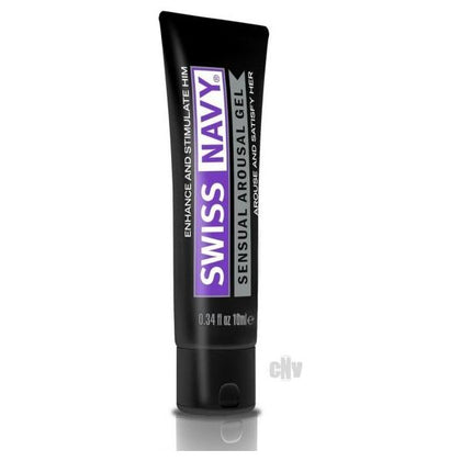 Swiss Navy Sensual Arousal Gel 10ml - Intensify Pleasure for Couples, Enhance Stimulation for Him, Arouse and Satisfy Her, Unisex, Intimate Pleasure Gel, Clear