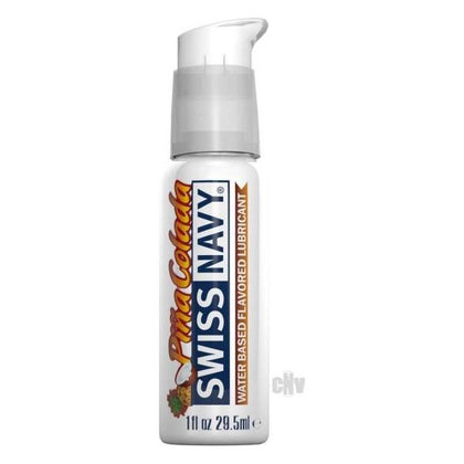 Swiss Navy Pina Colada Flavored Lube 1oz - Sensual Pleasure Enhancer for All Genders - Delicious Taste and Non-Sticky Formula
