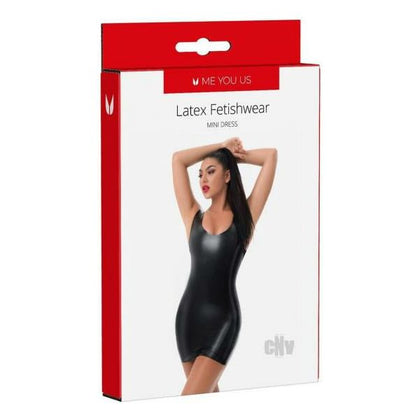 Me You Us Latex Mini Dress SM Black - Sensual Elegance for Curves, Confidence, and Lasting Impressions - Adult Naughty Store