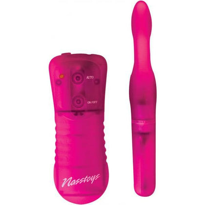 Pink Pleasure Pro 10-Function Waterproof Light-Up Anal Vibrator - Model A1 - For Her Pleasure - Adult Naughty Store