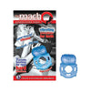 Macho Erection Keeper 7 Function Vibrating Cockring Blue - Powerful Pleasure for Men - Adult Naughty Store