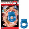 Introducing the Macho Vibrating C-ring - Blue: The Ultimate Pleasure Enhancer for Him and Her - Adult Naughty Store