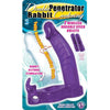 Purple Pleasure Double Penetrator Rabbit Cockring with Bendable Shaft and Dual Vibrating Bullets - Model DP-1001 - Adult Naughty Store