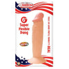 All American Whopper 6-Inch Realistic Dong with Suction Cup Base - Beige - Adult Naughty Store