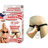 Nasstoys All American Whoppers 8-Inch Beige Realistic Curved Dong with Universal Harness - Pleasure for All Genders! - Adult Naughty Store