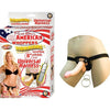 Nasstoys All American Whoppers 8-Inch Vibrating Dong & Universal Harness - Beige: Realistic Pleasure for All Genders - Adult Naughty Store