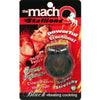 Introducing the Macho Stallions Vibrating Cockring Black - The Ultimate Pleasure Enhancer for Men and Couples - Adult Naughty Store