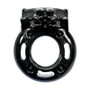 Introducing the Macho Stallions Vibrating Cockring Black - The Ultimate Pleasure Enhancer for Men and Couples - Adult Naughty Store