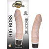 Timeless Classics Big Boss 6.5 Inch Beige Silicone Vibrator - Powerful Multi-Function Pleasure Toy for Women - Adult Naughty Store