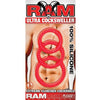Ultra Cocksweller Silicone Cock Rings - Red - Model UC-1001 - Male - Intensify Pleasure and Performance