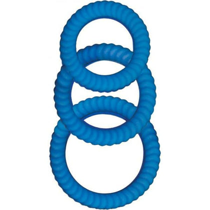 Ram Ultra Cocksweller Silicone C Rings Blue - Adult Naughty Store