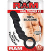 Introducing the Sensual Pleasure Ram Anal Trainer #2 Black: The Ultimate Silicone Delight for Mind-Blowing Backdoor Bliss