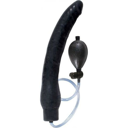 Introducing the Ram Inflatable Latex Dong 12 Inch - Black: A Versatile and Pleasure-Packed Delight for All Genders!