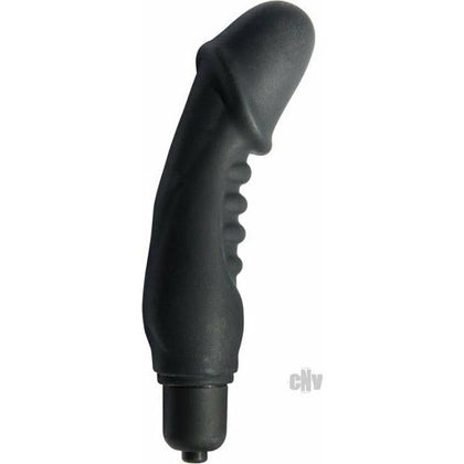 Introducing the SensaPleasure SV-10B Silicone Ribbed Vibrating Penis Black for Him - The Ultimate Pleasure in Black