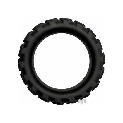 Introducing the X-Large Tire Ring Black: The Ultimate Silicone Cock Ring for Powerful Performance and Endless Pleasure - Adult Naughty Store