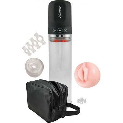Introducing the Clear Pleasure Travel Pump Compact Kit - Model TP-2000: A Versatile Pleasure Companion for All Genders!